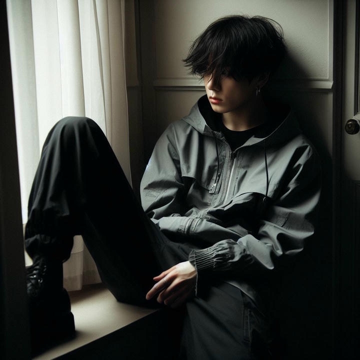 Sad DP Boy Black